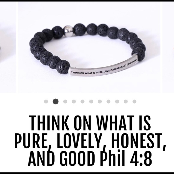 Inspire Me Bracelet Lava Stone Small - Picture 1 of 4